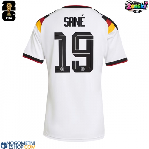 Ženski Nogometni dresi Nemčija Leroy Sane #19 Domači SP 2026 Kratek Rokav